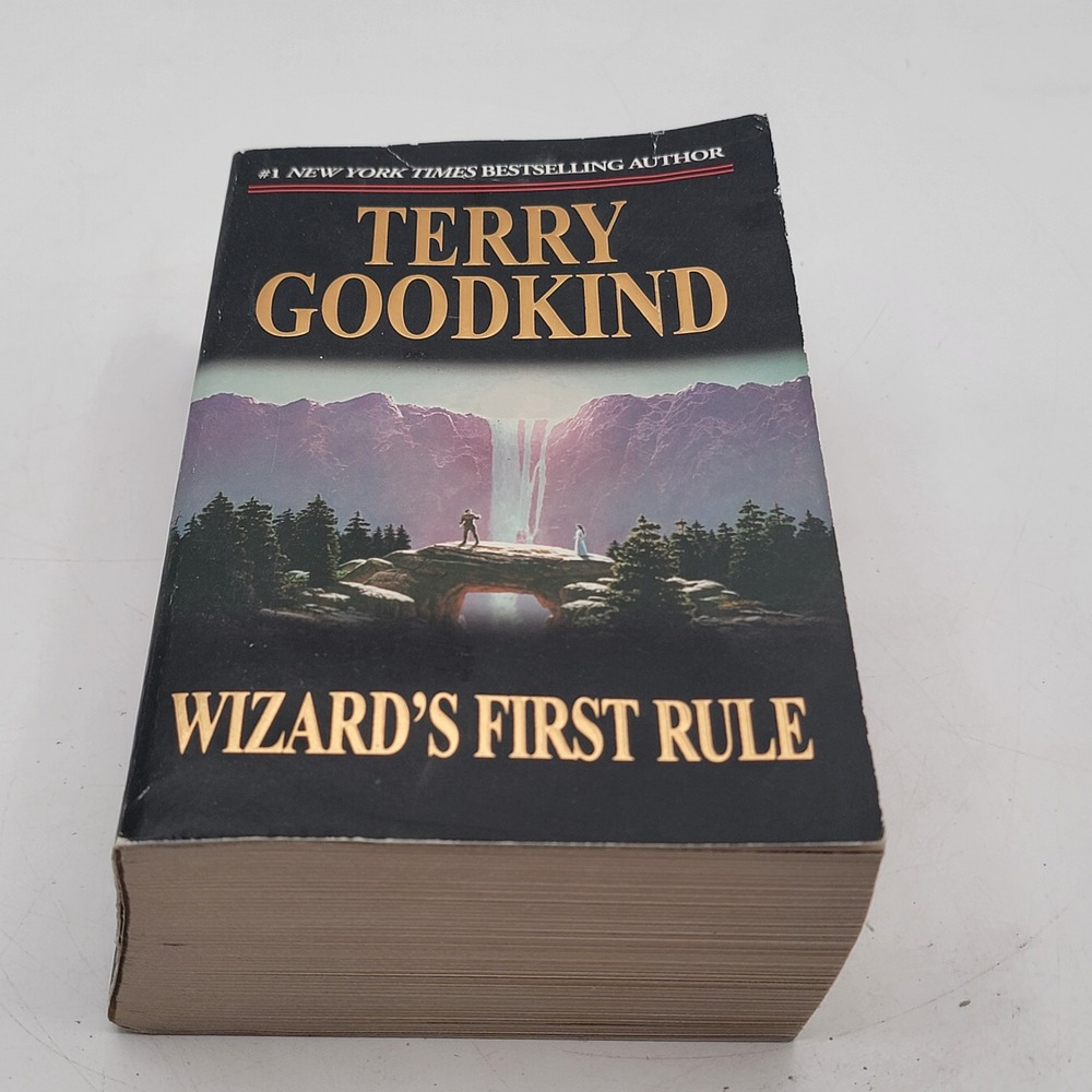 Terry Goodkind Wizard's First Rule Paperback Tor Fantasy Book 1 Good